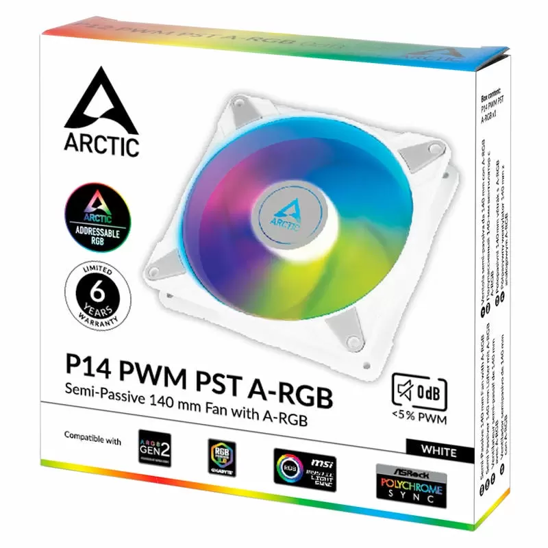 Arctic P14 PWM PST A-RGB 140mm Fan 9 Arctic P14 PWM PST A-RGB 140mm Fan - Ảnh 9