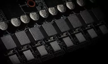 Power choke 90A ASRock ổn định điện áp GPU