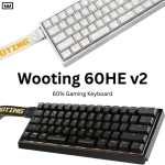 Wooting 60HE V2 Lekker Tikken Switch Gaming Keyboard - 60% Rapid Trigger, RGB