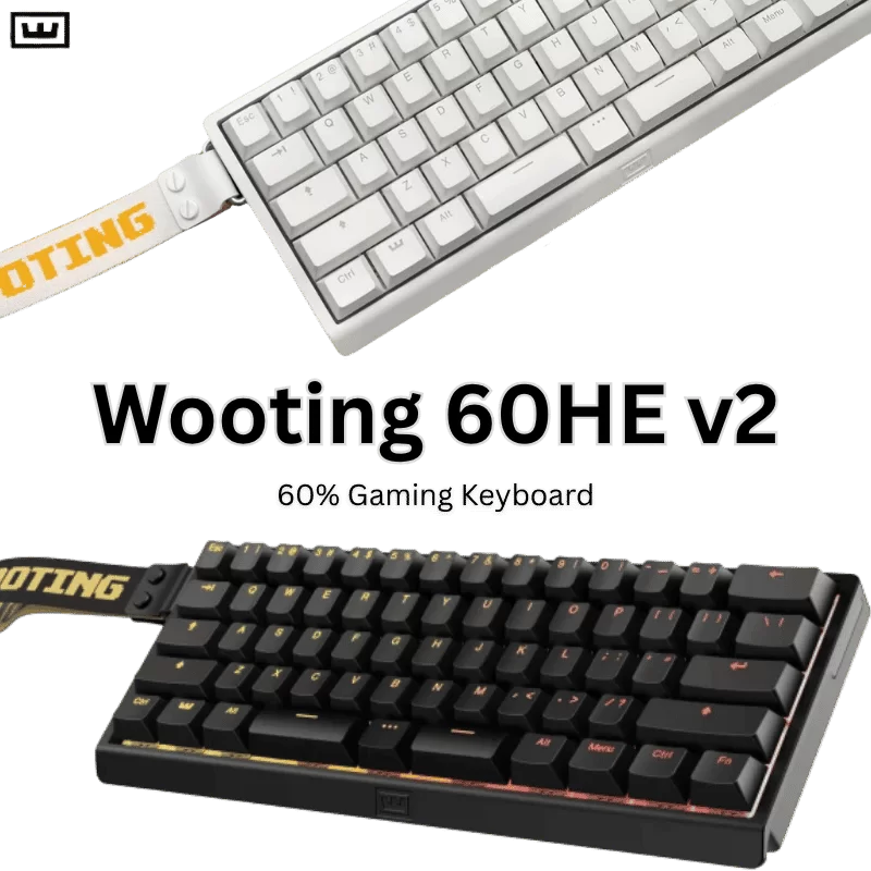 Wooting 60HE V2 Lekker Tikken Switch Gaming Keyboard - 60% Rapid Trigger, RGB 1 Wooting 60HE V2 Lekker Tikken Switch Gaming Keyboard - 60% Rapid Trigger, RGB