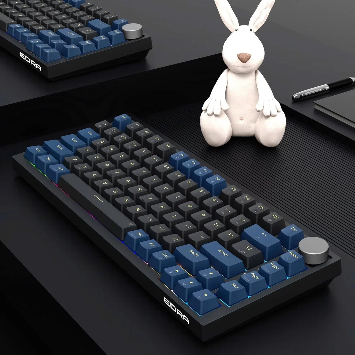 E-DRA EK375 V2 Beta Blue Black Mechanical Gaming Keyboard 5 E-DRA EK375 V2 Beta Blue Black Mechanical Gaming Keyboard - Ảnh 5