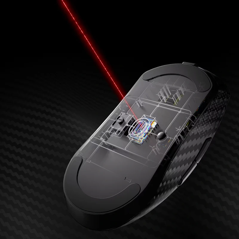 CORSAIR SABRE v2 PRO Carbon Fiber Wireless 8K Black Gaming Mouse 6 CORSAIR SABRE v2 PRO Carbon Fiber Wireless 8K Black Gaming Mouse - Ảnh 6