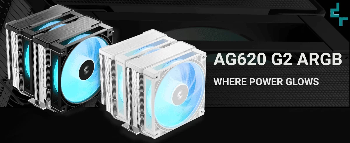 DEEPCOOL AG620 G2 ARGB Dual Tower CPU Cooler - 2x 120mm Fan, 6x Copper Heat Pipes, Intel/AMD Support 43 Tản nhiệt khí DEEPCOOL AG620 G2 ARGB chính hãng