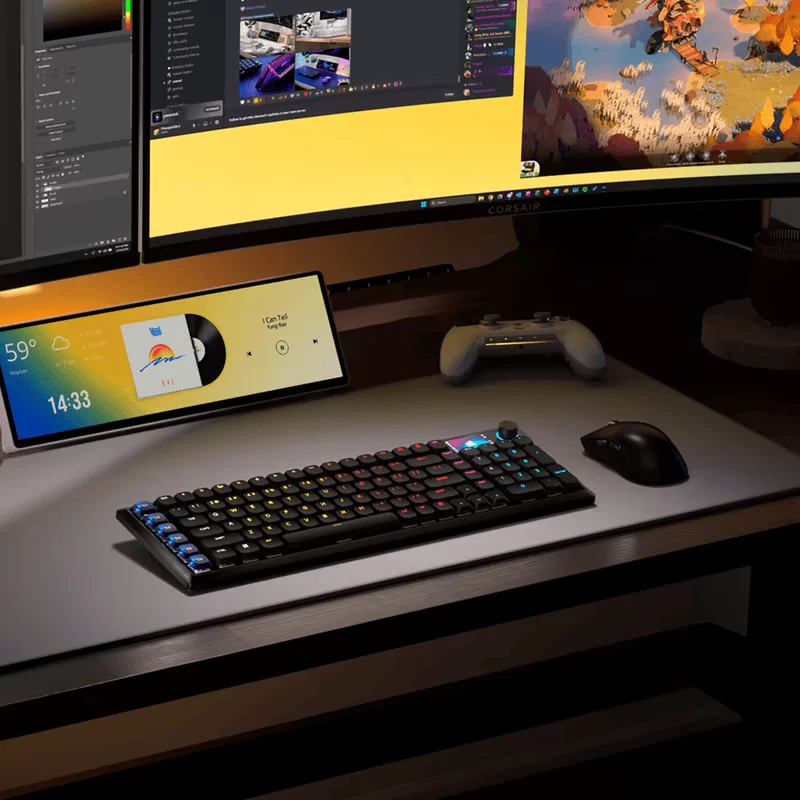 bàn phím gaming mỏng nhẹ