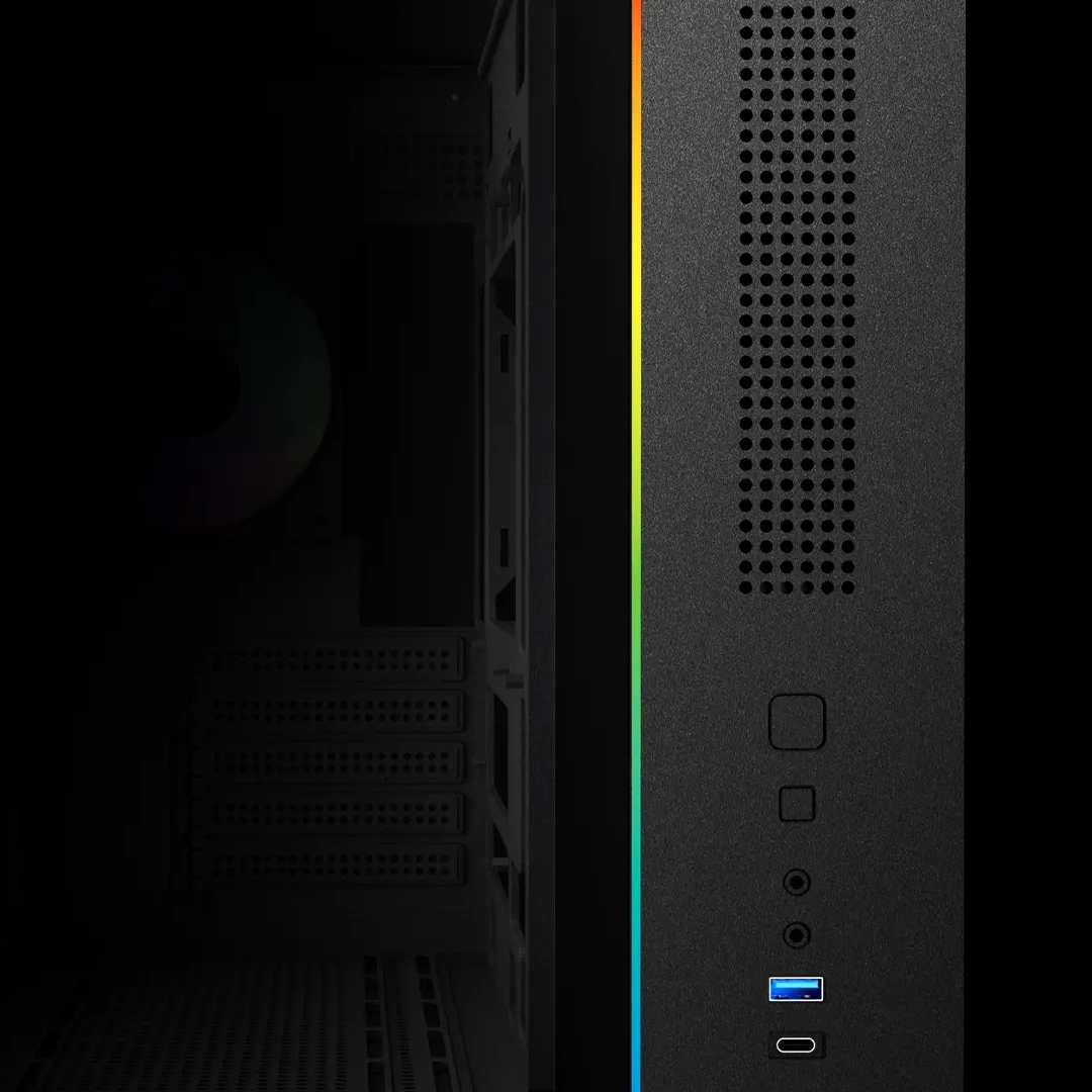 giao tiếp USB Type-C tốc độ cao mặt trước case