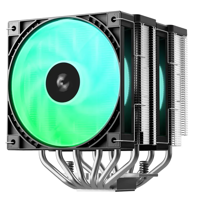 DEEPCOOL AG620 G2 ARGB Dual Tower CPU Cooler - 2x 120mm Fan, 6x Copper Heat Pipes, Intel/AMD Support 4 DEEPCOOL AG620 G2 ARGB Dual Tower CPU Cooler - 2x 120mm Fan, 6x Copper Heat Pipes, Intel/AMD Support - Ảnh 4