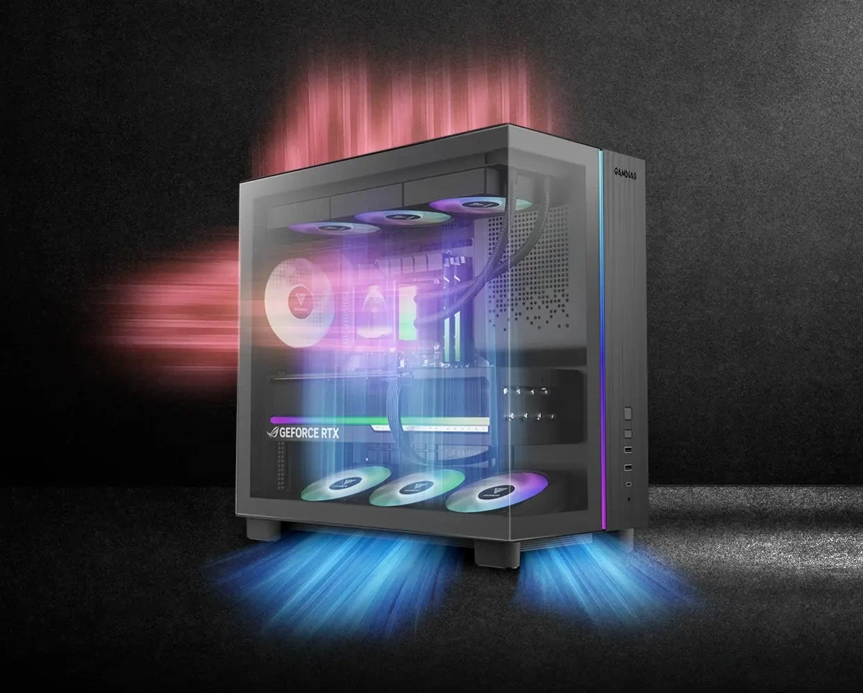 Thiết kế case dual chamber thông minh case dual chamber cấu trúc hai khoang
