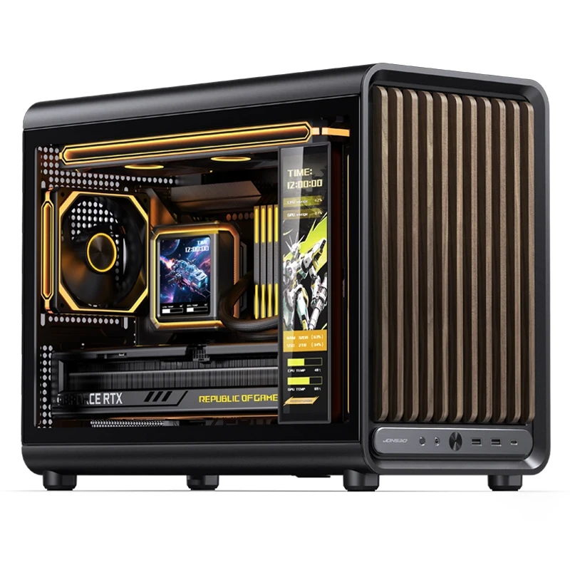 Jonsbo D33 Wood Edition M-ATX Case 2 Jonsbo D33 Wood Edition M-ATX Case - Ảnh 2