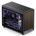 Jonsbo D33 Wood Edition M-ATX Case 14 D33 WOOD Black pic 2