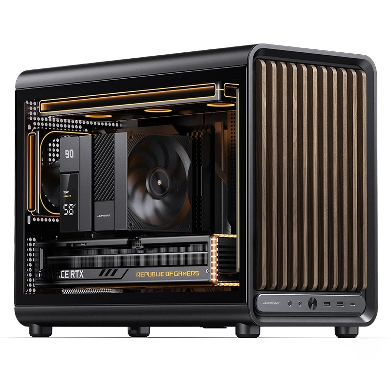 Jonsbo D33 Wood Edition M-ATX Case 6 Jonsbo D33 Wood Edition M-ATX Case - Ảnh 6