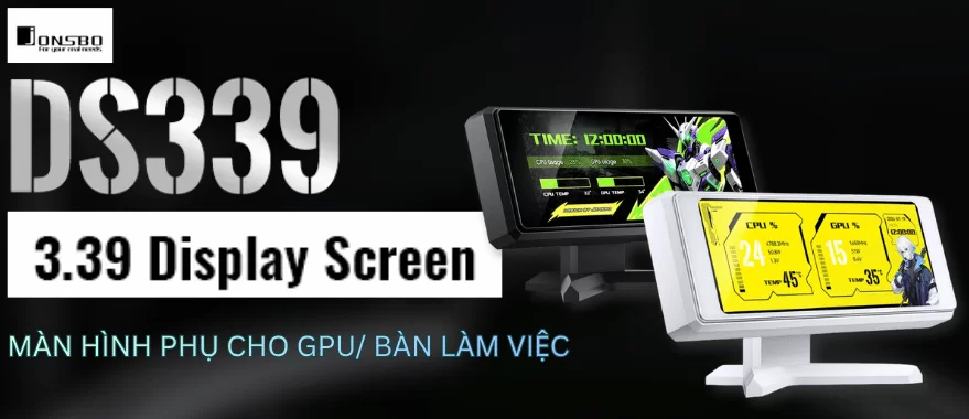 Màn hình phụ JONSBO DS339 IPS 3.39 Inch