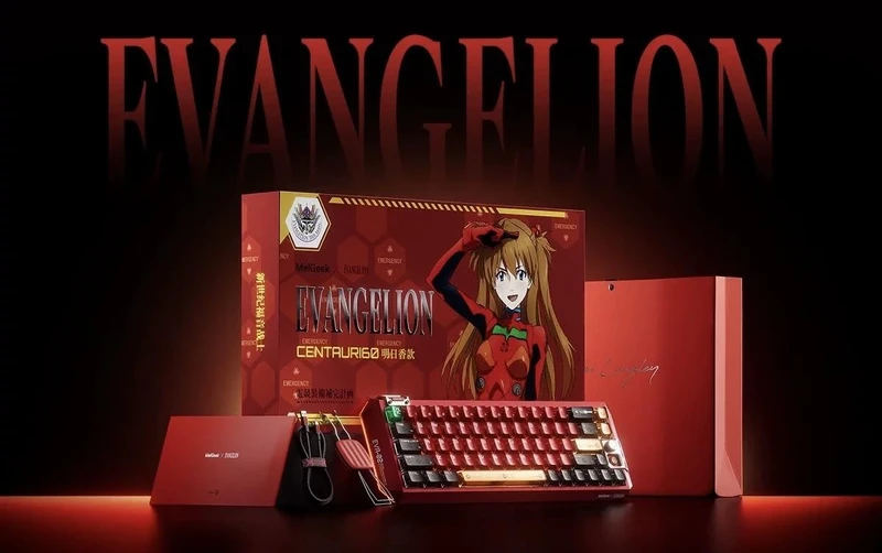 MelGeek Evangelion Centauri 60 EVA-02 Full Aluminum