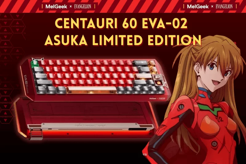 MelGeek Evangelion Centauri 60 EVA-02 Asuka Limited Edition