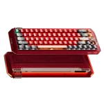 MelGeek Evangelion Centauri 60 EVA-02 Asuka Limited Edition Gaming Keyboard - 60%, HE, CNC Al-case, Leaf-spring gasket mount