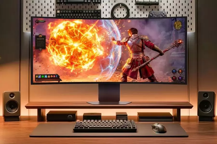 LG UltraGear 39GX950B-B Gaming Monitor - 39 inch 5K2K (5120×2160), OLED Curved 1500R, 165Hz/330Hz Dual Mode, 0.03ms GtG, HDR True Black 500, G-SYNC Compatible, FreeSync Premium Pro, DP 2.1 13 Tấm nền OLED thế hệ thứ 4 trên LG 39GX950B