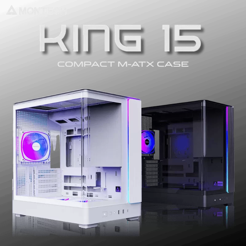 Montech KING 15 PRO ARGB - Compact M-ATX Case 1 Montech KING 15 PRO ARGB - Compact M-ATX Case