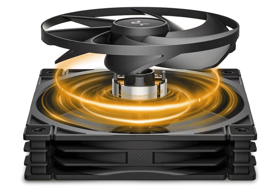DeepCool SPARTACUS 360 Black AIO Liquid CPU Cooler - 360mm Radiator, 3x120mm Silent Ring Fans, 3.4" IPS LCD Display (480×480), 6th Generation Pump 19 DeepCool SPARTACUS 360