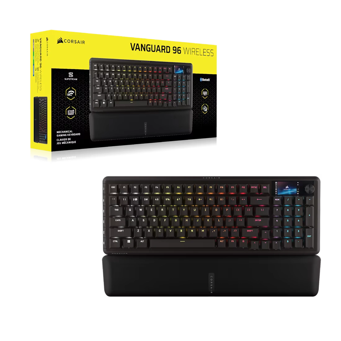 Corsair Vanguard 96 Wireless RGB Hotswap SOCD - Corsair MGX Switch Gaming Keyboard 2 Corsair Vanguard 96 Wireless RGB Hotswap SOCD - Corsair MGX Switch Gaming Keyboard - Ảnh 2