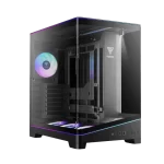 GAMDIAS ATLAS P6 CG Panorama Mid-Tower Case - 4x 120mm ARGB Fans