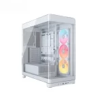 CORSAIR Corsair FRAME 4500X LX-R RGB iCUE LINK Panoramic Glass Mid-Tower Case 19 case corsair frame 4500x lx r rgb icue link panoramic white 1