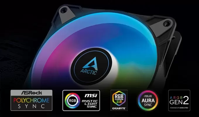 Arctic P14 PWM PST A-RGB 140mm Fan 46 ARCTIC P14 PWM PST A-RGB Sync