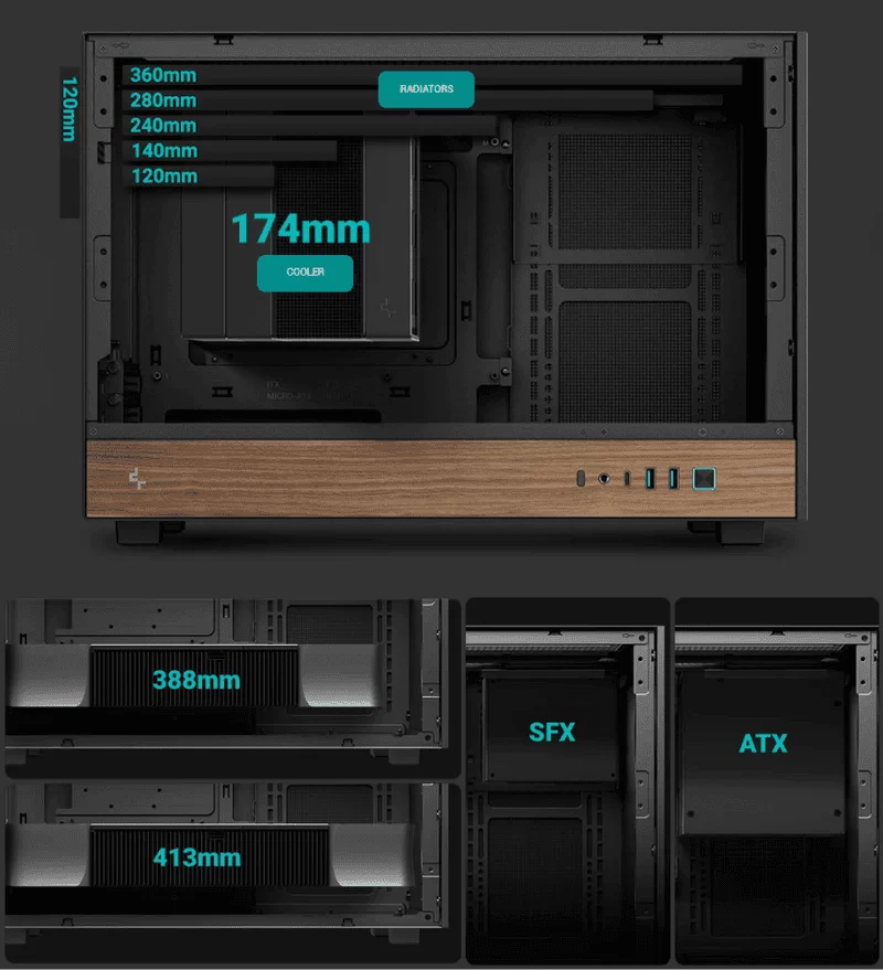 DeepCool CH260 WOOD