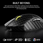 CORSAIR SABRE v2 PRO Carbon Fiber Wireless 8K Black Gaming Mouse 22 sabre v2 pro wl cf 02