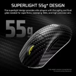 CORSAIR SABRE v2 PRO Carbon Fiber Wireless 8K Black Gaming Mouse 24 sabre v2 pro wl cf 04