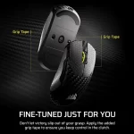CORSAIR SABRE v2 PRO Carbon Fiber Wireless 8K Black Gaming Mouse 27 sabre v2 pro wl cf 07