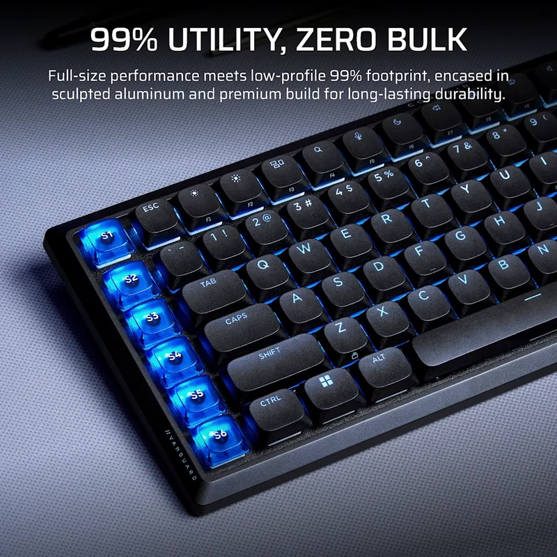 bàn phím gaming wireless 99%