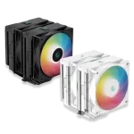 DEEPCOOL AG620 DIGITAL ARGB Dual Tower CPU Cooler - 2x 120mm ARGB Fan, 6x Copper Heat Pipes, LGA1700/AMD AM5 Support