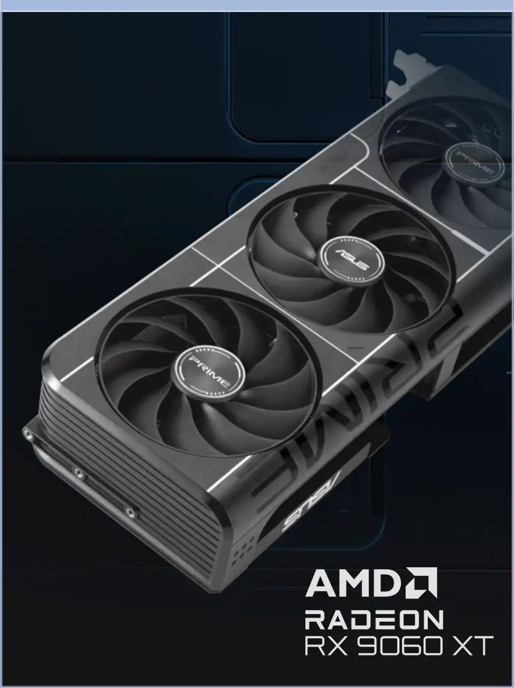 Bộ nhớ 16GB GDDR6 của ASUS Prime Radeon RX 9060 XT OC 16GB GDDR6