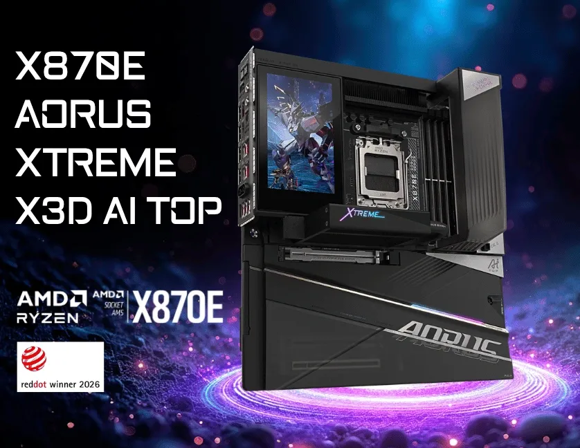 GIGABYTE X870E AORUS XTREME X3D AI TOP Mainboard 14 GIGABYTE X870E AORUS XTREME X3D AI TOP Mainboard AMD X870E