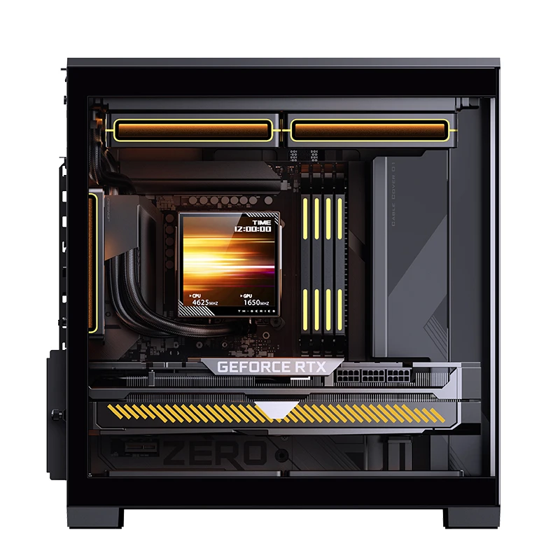 JONSBO D34 M-ATX Case - màn hình Monitoring, AIO 280mm 2 JONSBO D34 M-ATX Case - màn hình Monitoring, AIO 280mm - Ảnh 2