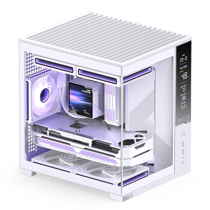 JONSBO D34 M-ATX Case - màn hình Monitoring, AIO 280mm 5 JONSBO D34 M-ATX Case - màn hình Monitoring, AIO 280mm - Ảnh 5