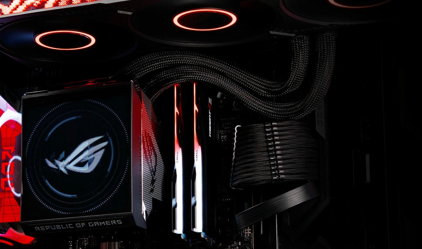 ASUS ROG Strix SLC IV 360 ARGB LCD AIO Liquid CPU Cooler - 360mm, LCD 5.08" 40 Thiết kế ống dẫn ngắn 250mm bố trí ở giữa của bản SLC IV