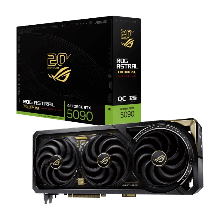 ASUS ROG Astral GeForce RTX 5090 Edition 20 Graphics Card 1 ASUS ROG Astral GeForce RTX 5090 Edition 20 Graphics Card
