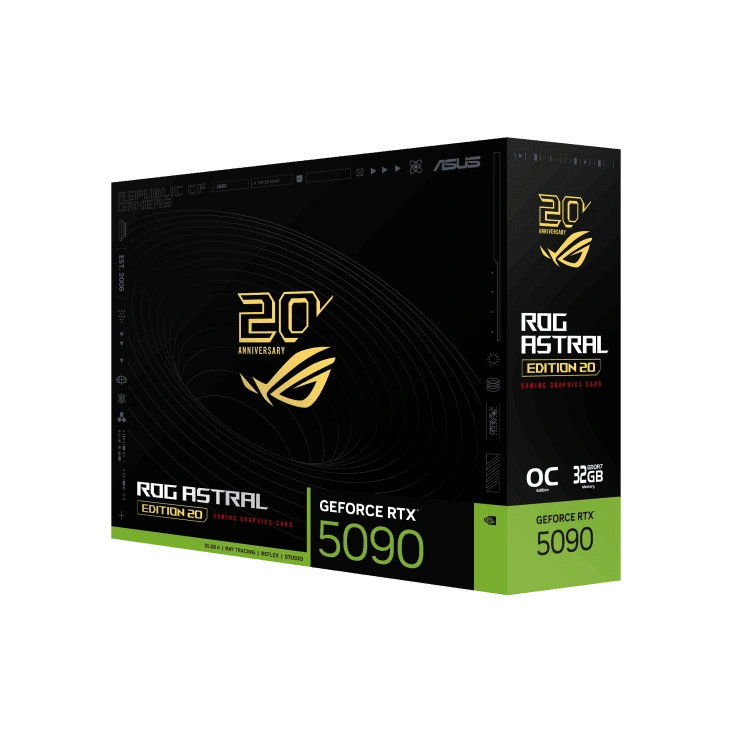 ASUS ROG Astral GeForce RTX 5090 Edition 20 Graphics Card 18 ASUS ROG Astral GeForce RTX 5090 Edition 20 Graphics Card - Ảnh 18