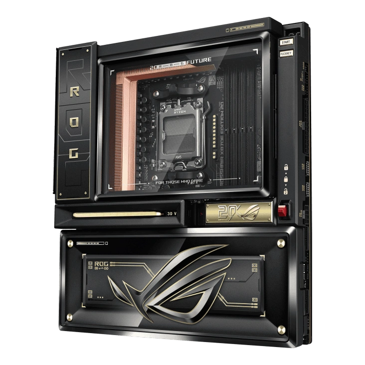 ASUS ROG CROSSHAIR X870E EDITION 20 Mainboard 13 ASUS ROG CROSSHAIR X870E EDITION 20 Mainboard - Ảnh 13