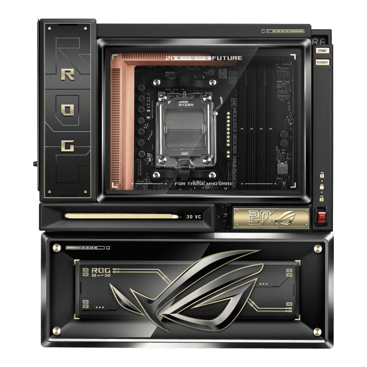 ASUS ROG CROSSHAIR X870E EDITION 20 Mainboard 12 ASUS ROG CROSSHAIR X870E EDITION 20 Mainboard - Ảnh 12