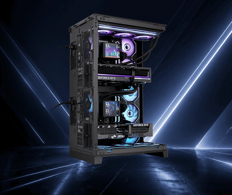 Thermaltake CAPO X Dual System Chassis 46 THERMALTAKE CAPO X Dual System Chassis GPU Support