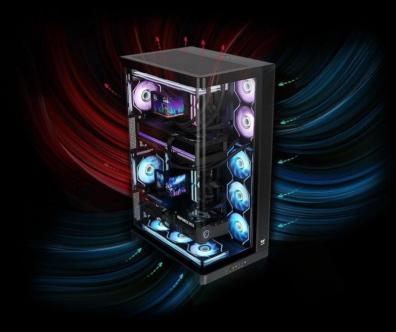 Thermaltake CAPO X Dual System Chassis 47 THERMALTAKE CAPO X Dual System Chassis Cooling Capacity