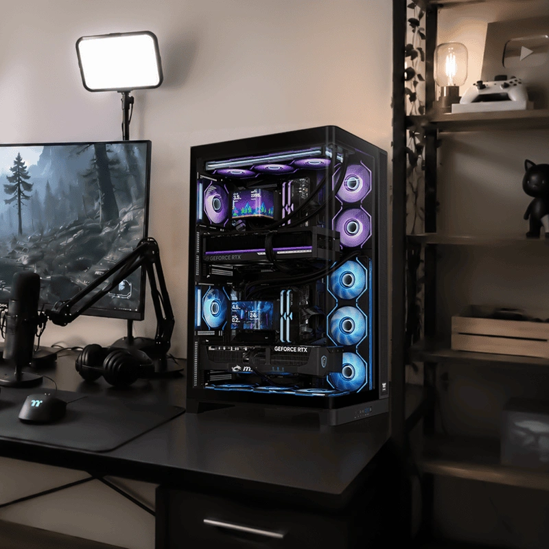 Thermaltake CAPO X Dual System Chassis 44 Thermaltake CAPO X Dual PC Setup 1