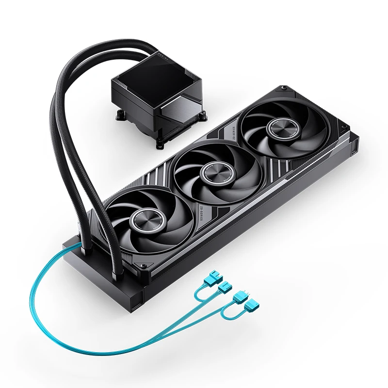 JONSBO TM-360 Black AIO Liquid Cooling – 360mm màn hình IPS, ARGB, TDP 325W 2 JONSBO TM-360 Black AIO Liquid Cooling – 360mm màn hình IPS, ARGB, TDP 325W - Ảnh 2