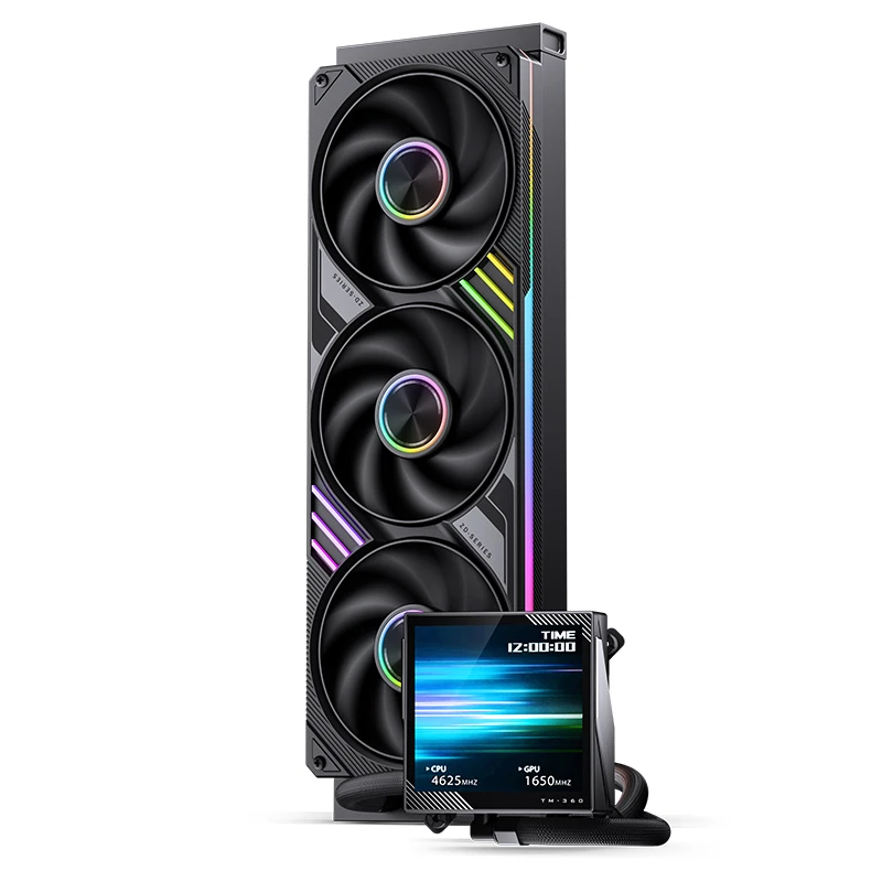 JONSBO TM-360 Black AIO Liquid Cooling – 360mm màn hình IPS, ARGB, TDP 325W 6 JONSBO TM-360 Black AIO Liquid Cooling – 360mm màn hình IPS, ARGB, TDP 325W - Ảnh 6