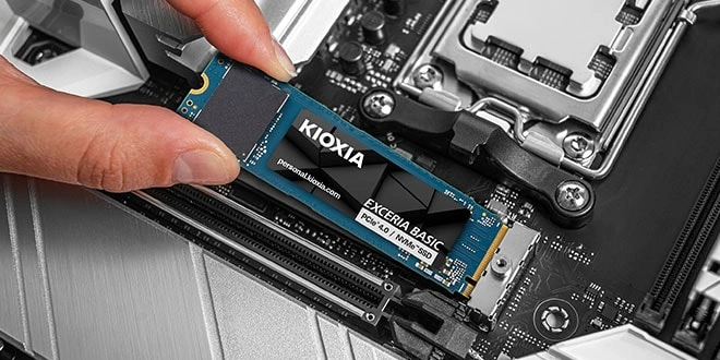 SSD KIOXIA EXCERIA BASIC 2TB NVMe PCIe Gen4 x4 (LSF10Z002TG8) SSD 13 Chuẩn M.2 2280 SSD KIOXIA - Mặt trước