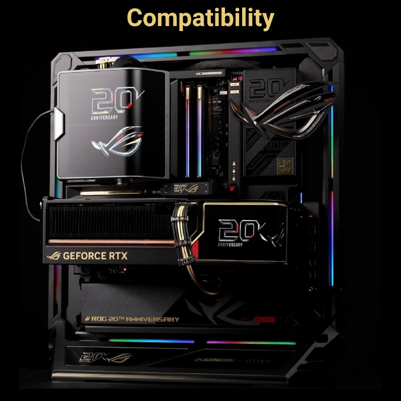 ASUS ROG GR20 Edition 20 Open-frame Gaming Case 51 Không gian lắp đặt linh kiện mạnh mẽ