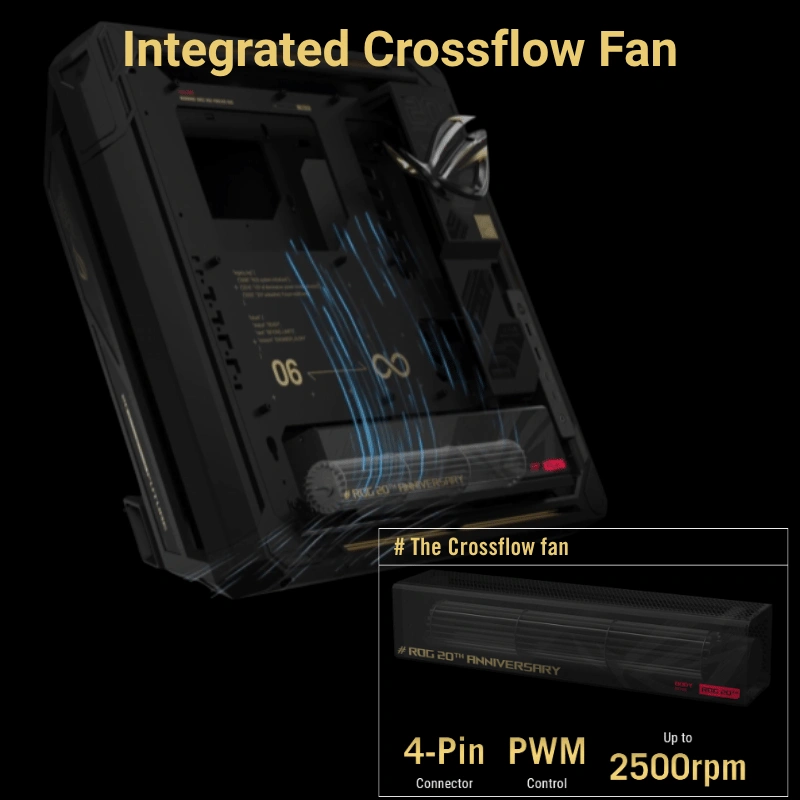 ASUS ROG GR20 Edition 20 Open-frame Gaming Case 50 Hệ thống làm mát thế hệ mới