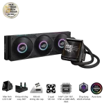 ASUS ROG Strix SLC IV 360 ARGB LCD AIO Liquid CPU Cooler - 360mm, LCD 5.08"