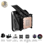 ASUS ROG Strix SLC IV 360 ARGB LCD AIO Liquid CPU Cooler - 360mm, LCD 5.08" 31 ROG Strix SLC IV 360 ARGB LCD pic 13 1